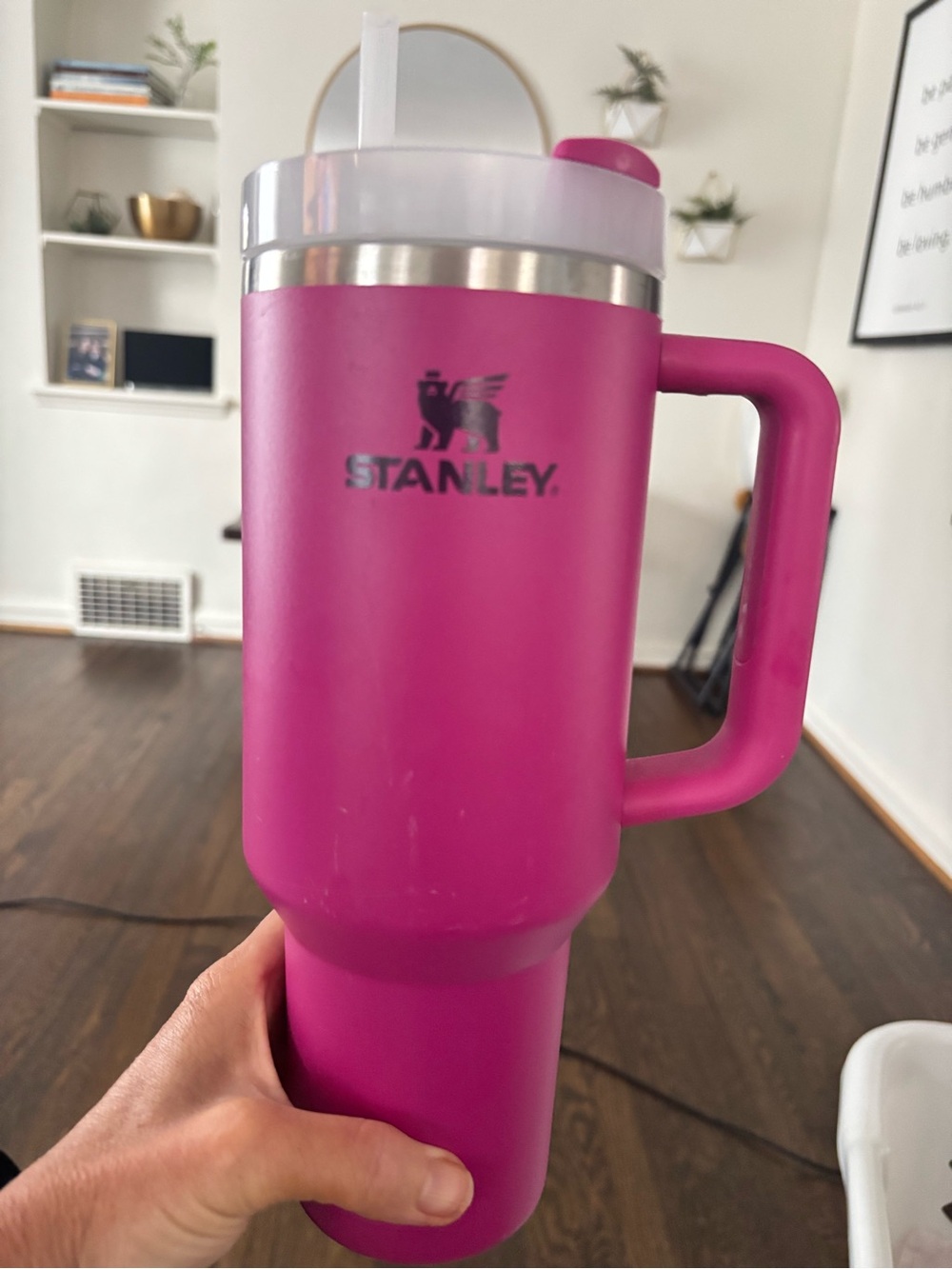 Stanley Pink fuschia 40 oz tumbler - Picture 2 of 5